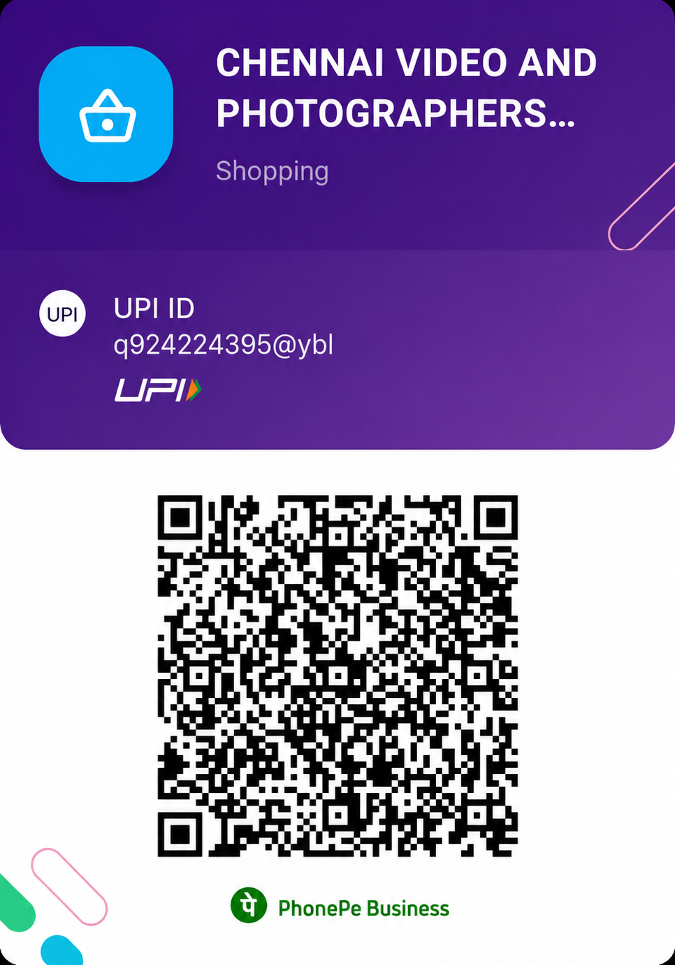 CVPA payment details